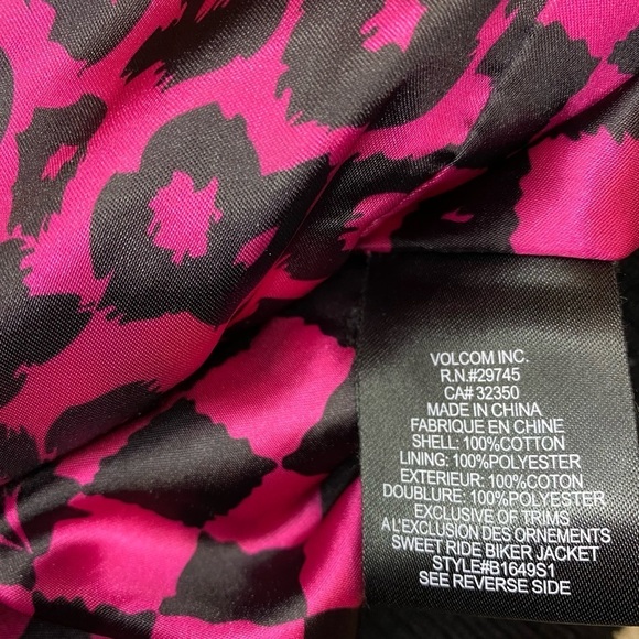 Volcom Long Sleeve Jacket with Full Zipper Size xs - Picture 6 of 6